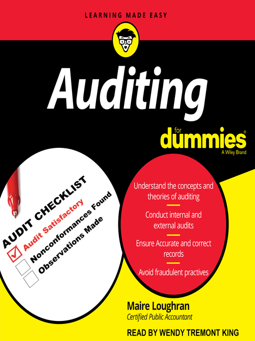 Title details for Auditing for Dummies by Marie Loughran - Available